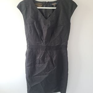 Brooks Brothers Loro Piana Metallic Shimmer Dress size 2